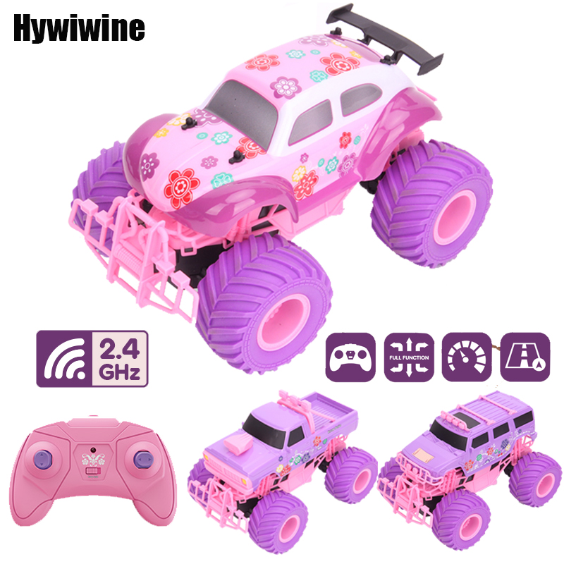 Kids Toys Xmas - Różowy RC Samochód Elektryczny Napęd Terenowy