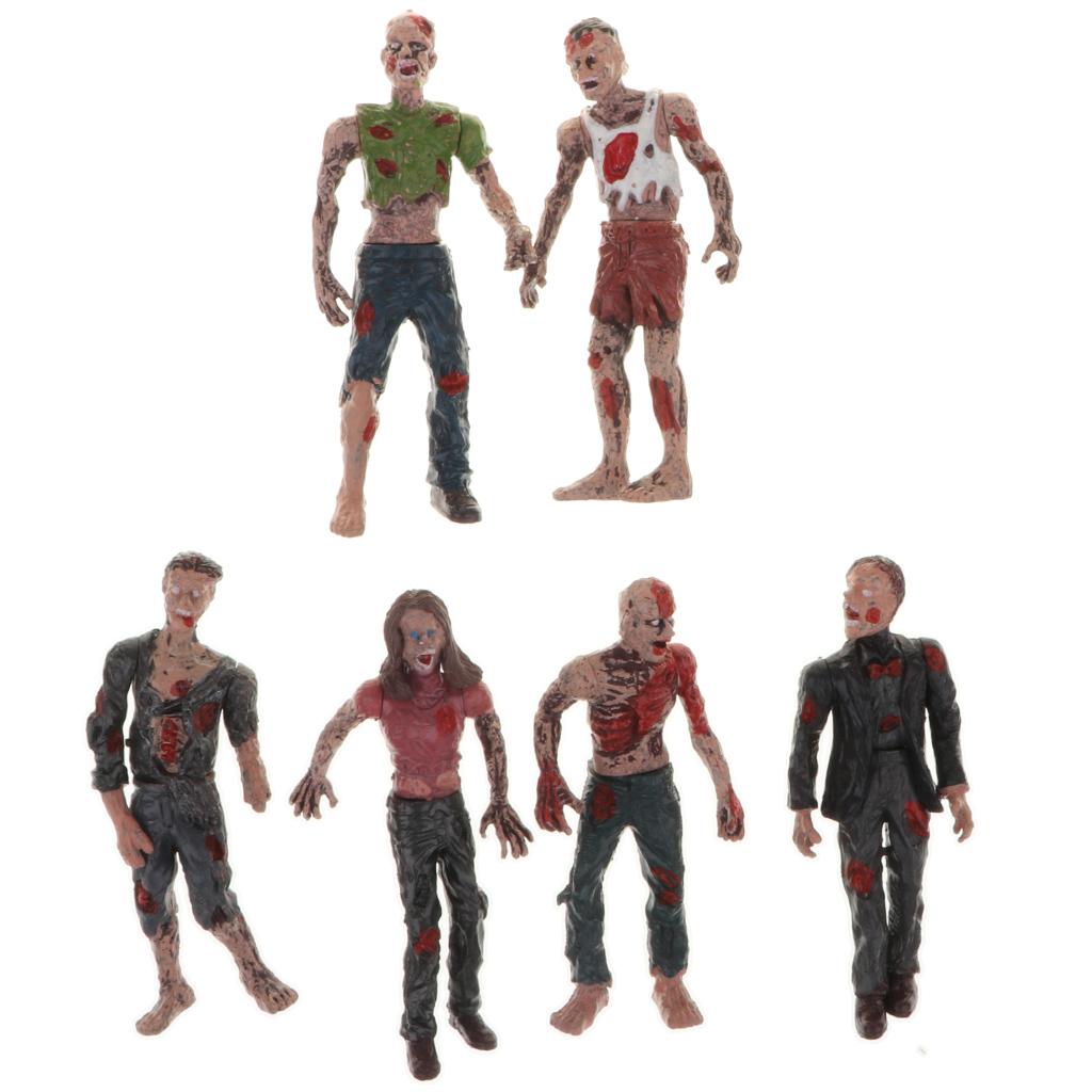 Kids Zombie Toys - Figurki chodzących zwłok, rozkładany plastikowy model