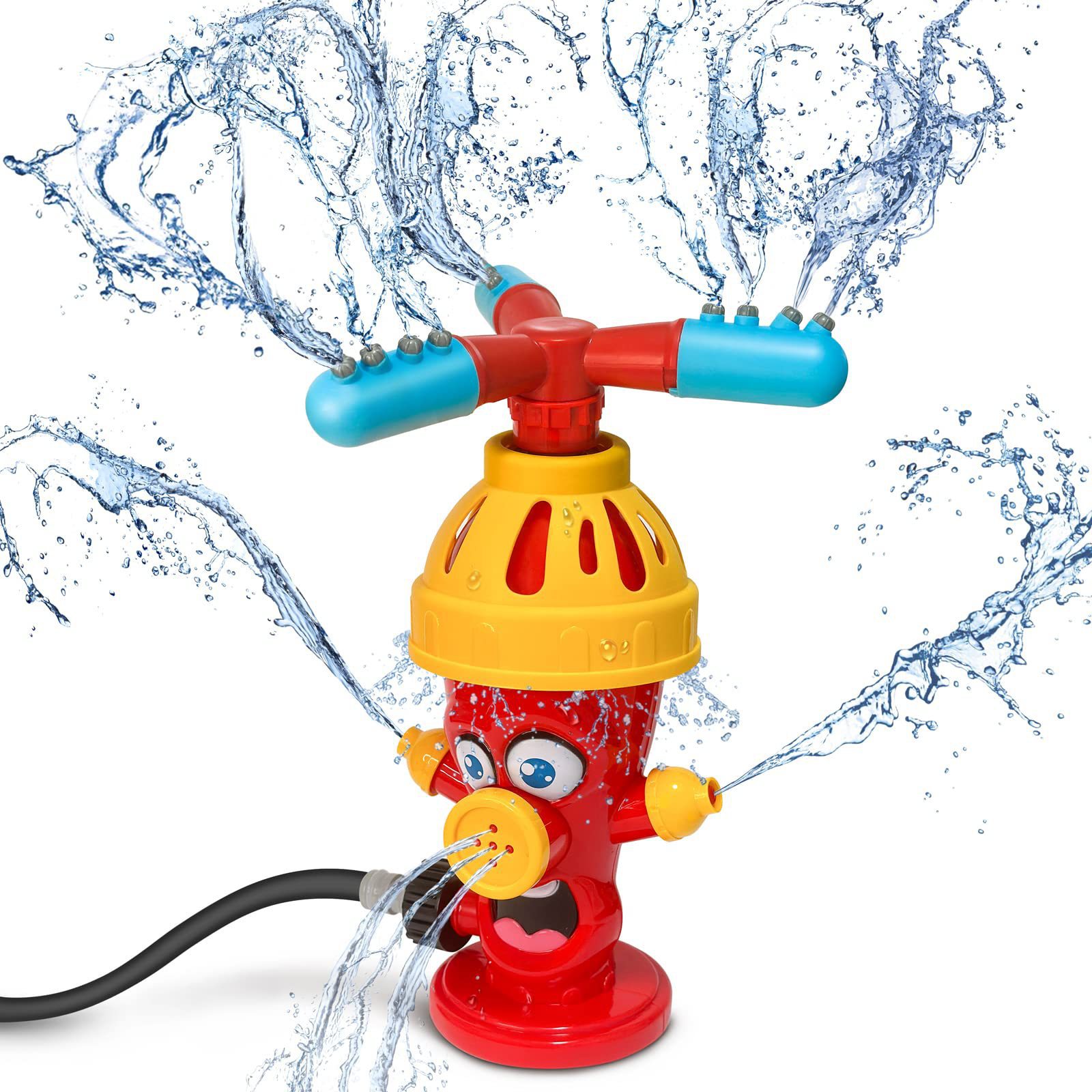 Kids Yard Toys - Zabawka do rozpryskiwania wody, hydrant, fontanna,