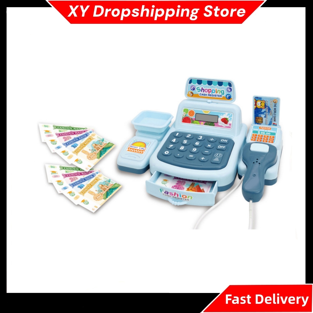 Toy Cash Register - Zestaw do zabawy w kasy, zabawka