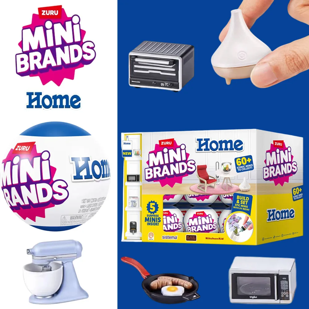 Kids Toys Kitchen Set - ZURU Mini Brands, seria „Dom”, ponad