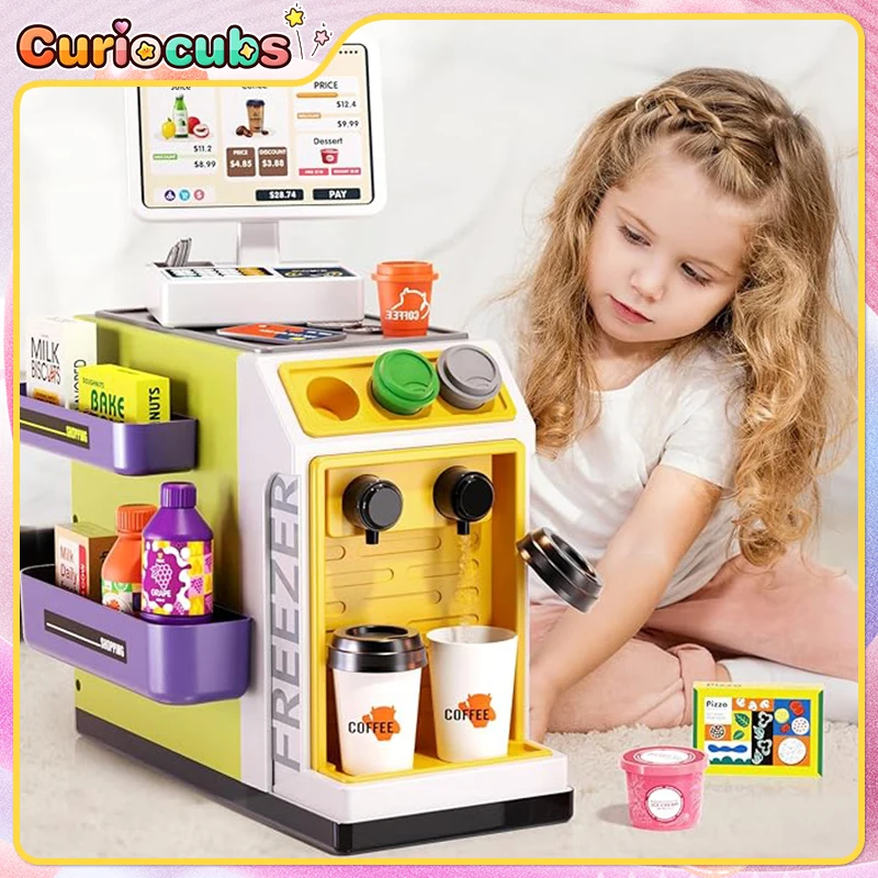 Toy Cash Register - Mini Supermarket Kasa Fiskalna Symulacja Sklepu