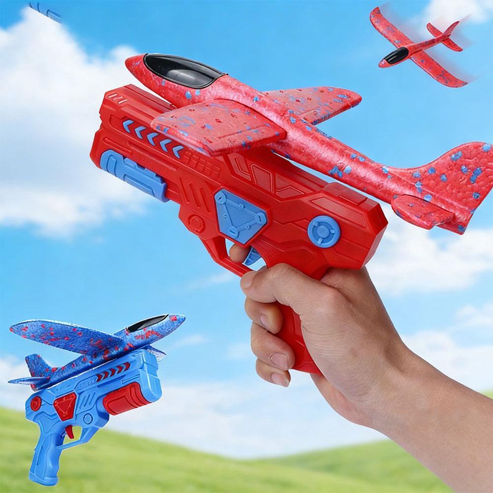 Catapult Launcher Toy - Świecąca Piankowa Samolotka 10M Wyrzutnia Katapulta