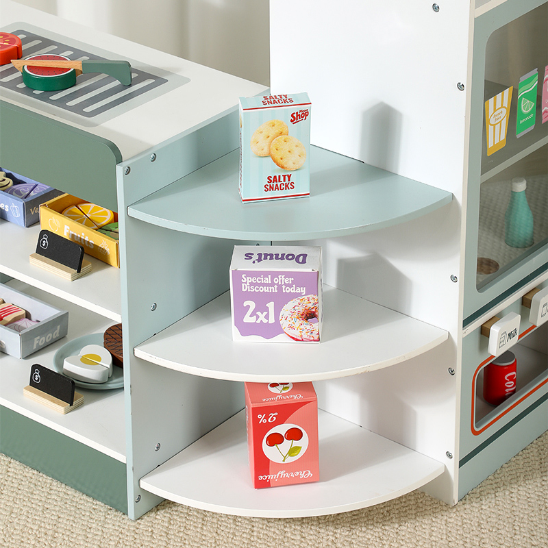 Drewniany zestaw do zabawy w s – Toy Cash Register recenzja i cena