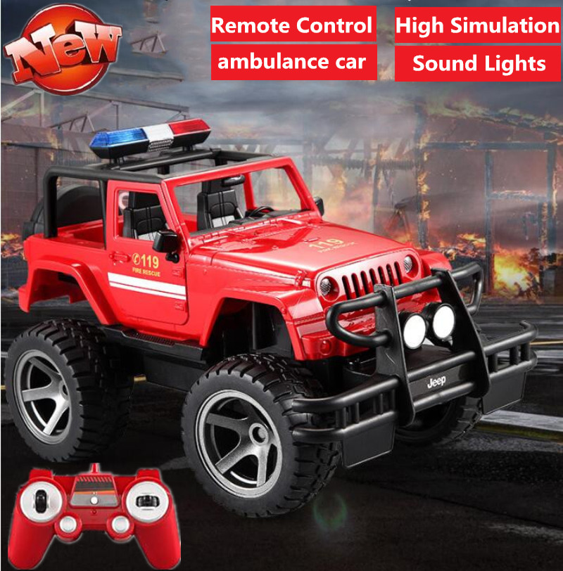 Duży ambulans 2.4G 4WD zdalnie – Kids Toys Under 50 recenzja i cena