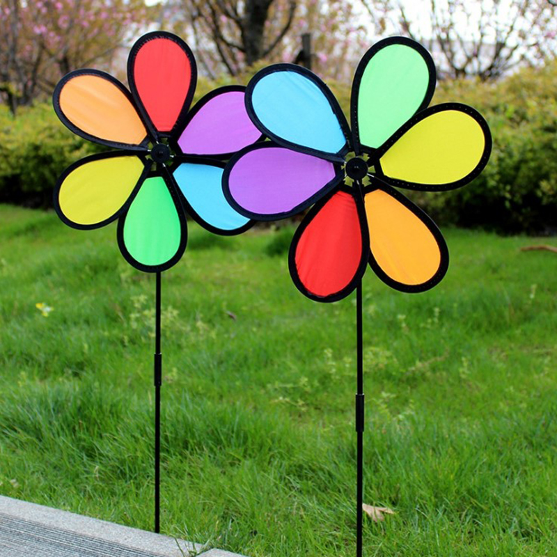 【M】1 szt. Kolorowy wiatrak ozd – Kids Yard Toys recenzja i cena