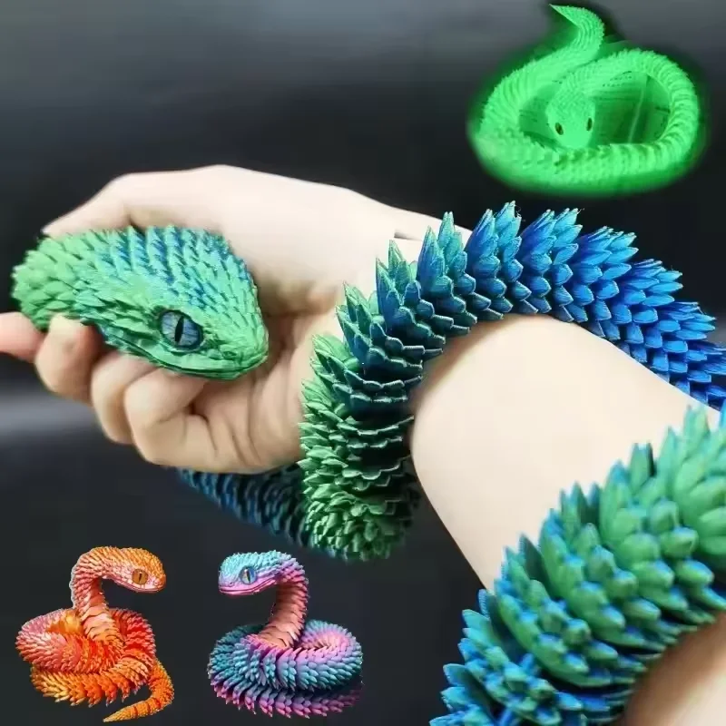 Drukowana w 3D Figurka Węża z  – Kids Toys Xmas recenzja i cena