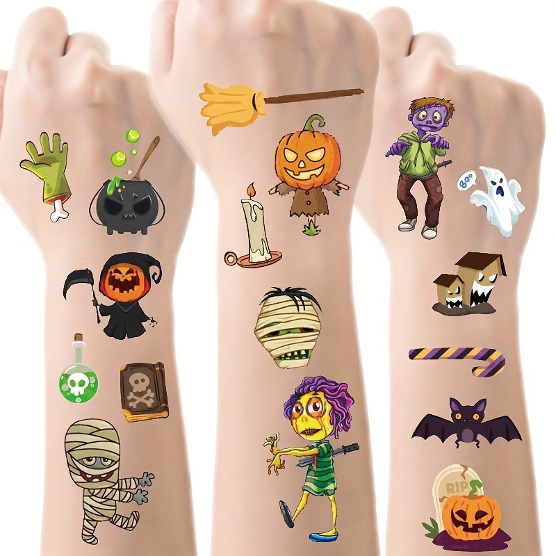 10 Arkuszy Halloweenowe Tatuaż – Kids Zombie Toys recenzja i cena