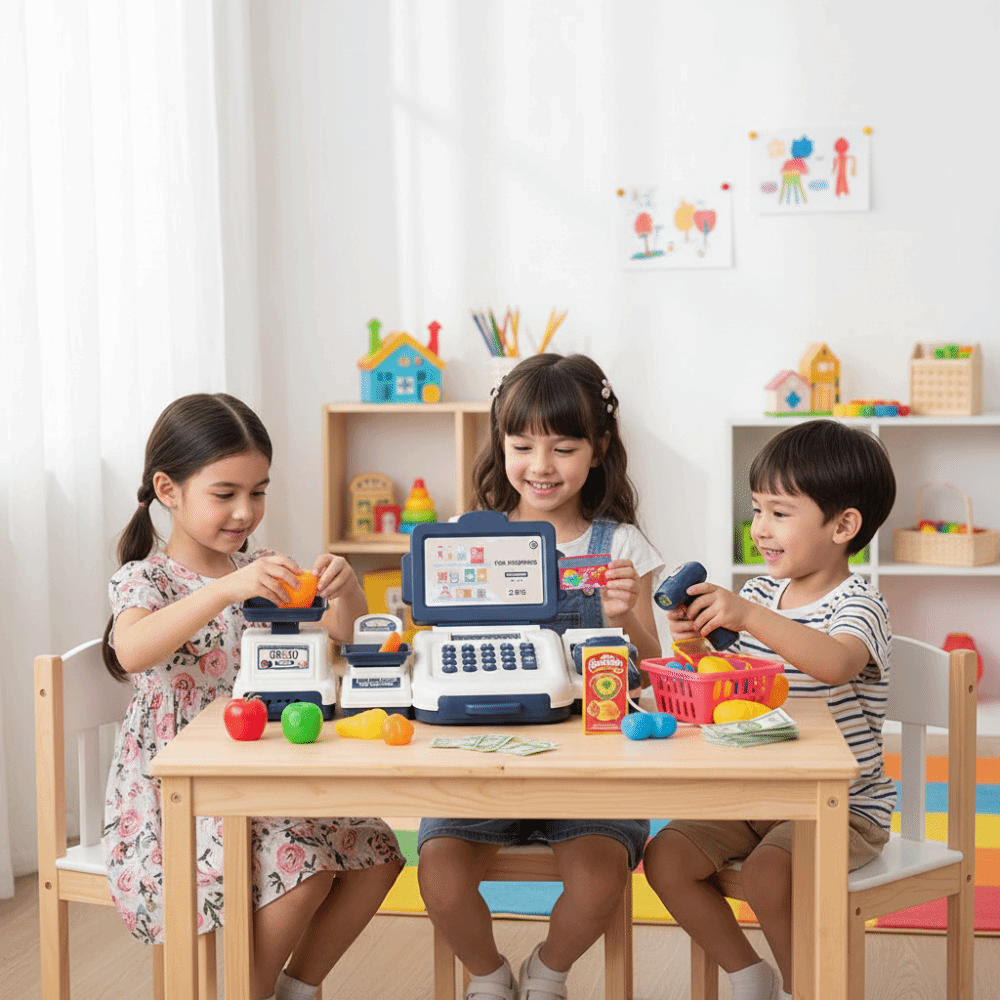 Symulacja Puzzle Supermarket K – Toy Cash Register recenzja i cena