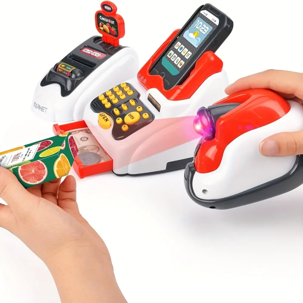 33PCS Zabawkowa kasa fiskalna  – Toy Cash Register recenzja i cena